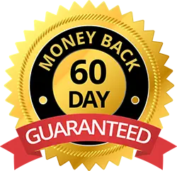 60-day money-back guarantee seal for Lymph Relief